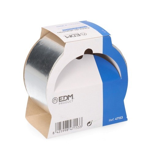 Cinta Multiuso de Aluminio Extra Fuerte 10 Metros x 50mm EDM Cinta Multiuso de Aluminio Extra Fuerte 10 Metros x 50mm EDM