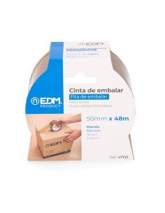 Cinta de Embalar Marrón 48 Micras 50mmx48m EDM 2