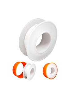 Cinta PTFE 12 Metros x 12mm Grosor 70 Micras Blanco EDM