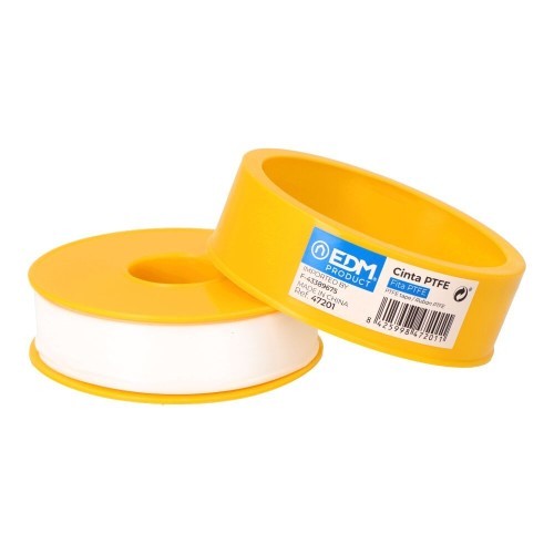 Cinta de Teflón PTFE 50mx19x0.01mm Blanco EDM Cinta de Teflón PTFE 50mx19x0.01mm Blanco EDM