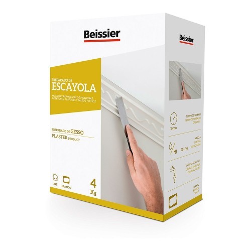 Escayola Interior 4kg Blanco Resistencia Rápida Fraguado Beissier