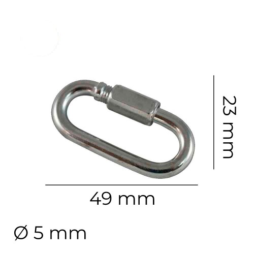 Malla Metálica Zinc Ø 5 mm x 5 cm Bombero Escalador EDM