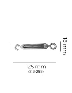 Tensor Zinc M 10 Abierto Metálico EDM 2