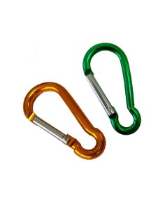 Mosquetón Aluminio 10 cm x Ø 10 mm Colores Surtidos EDM