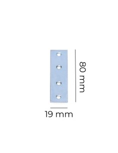 Pletina Zinc 80 x 19 x 2 mm Níquel EDM 2