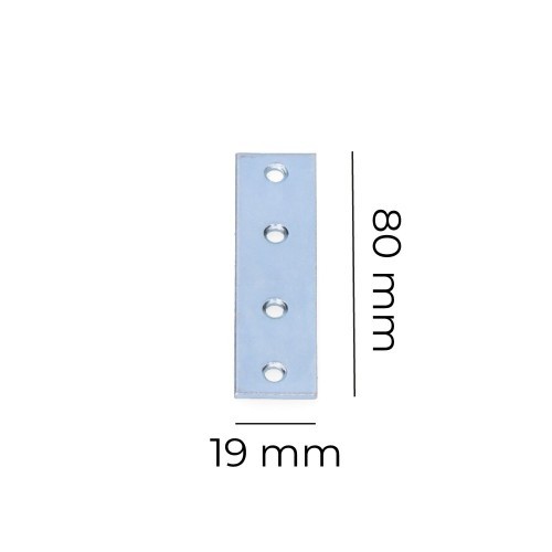 Pletina Zinc 80 x 19 x 2 mm Níquel EDM Pletina Zinc 80 x 19 x 2 mm Níquel EDM