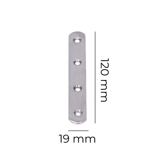 Pletina Acero Inox 125 x 19 x 2 mm Inox EDM Pletina Acero Inox 125 x 19 x 2 mm Inox EDM