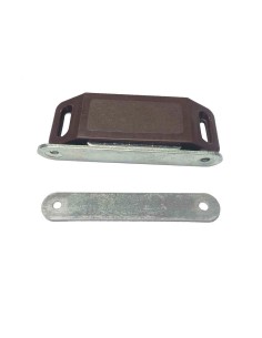 Imán Puerta Armario Acero 75 x 15 x 24 mm Marrón 2 Ud EDM