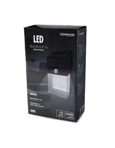 Aplique LED solar sensor vertical 15W fría - 1 2