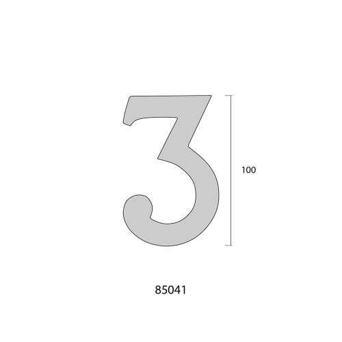 Número 9 Latón Pulido 10 cm Fijación Invisible Oro Viejo EDM Número 9 Latón Pulido 10 cm Fijación Invisible Oro Viejo EDM