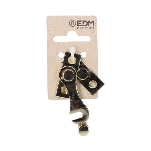 Pestillo Hierro Latonado 6 cm Izquierda Dorado EDM