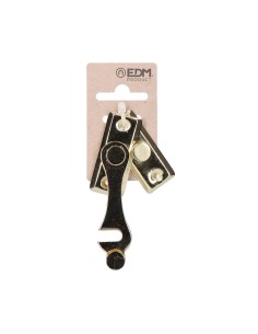 Pestillo Hierro Latonado 8 cm Izquierda Dorado EDM