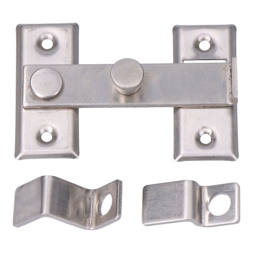 Aldaba Acero 8 cm Reversible Cromado EDM