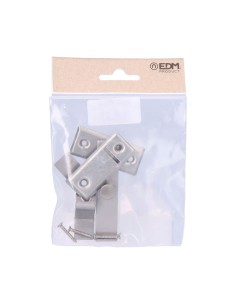 Aldaba Acero 8 cm Reversible Cromado EDM 2