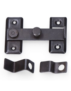 Pestillo Hierro Zincado Reversible 8 cm Negro EDM
