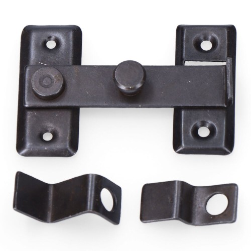 Pestillo Hierro Zincado Reversible 8 cm Negro EDM