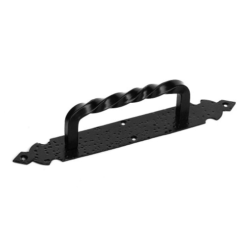 Tirador Puerta Hierro 275 mm Negro Forja EDM