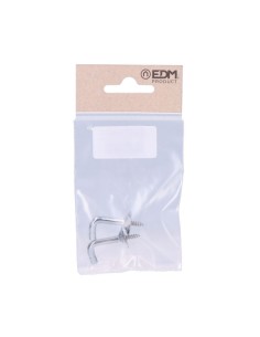 Alzapaño Latón Níquel 25 mm Níquel Torneado 2 Ud EDM 2