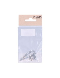 Alzapaño Latón Níquel 30 mm Níquel Torneado 2 Ud EDM 2