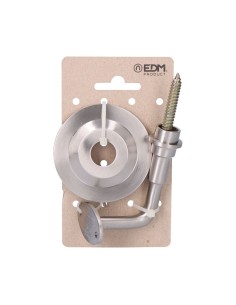 Soporte Barandilla Latón Níquel Ø 7 cm Soporte 4.5 cm EDM