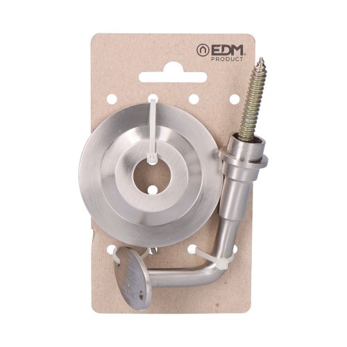 Soporte Barandilla Latón Níquel Ø 7 cm Soporte 4.5 cm EDM