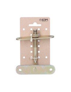 Soporte Barandilla Hierro 10 x 2.5 cm Regulable Oro Viejo EDM