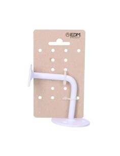 Soporte Barandilla Acero Ø 6 cm Soporte 5.5 x 2.5 cm Blanco EDM