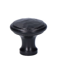 Pomo Hierro 32 mm Plano Negro EDM