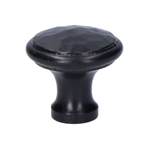 Pomo Hierro 32 mm Plano Negro EDM