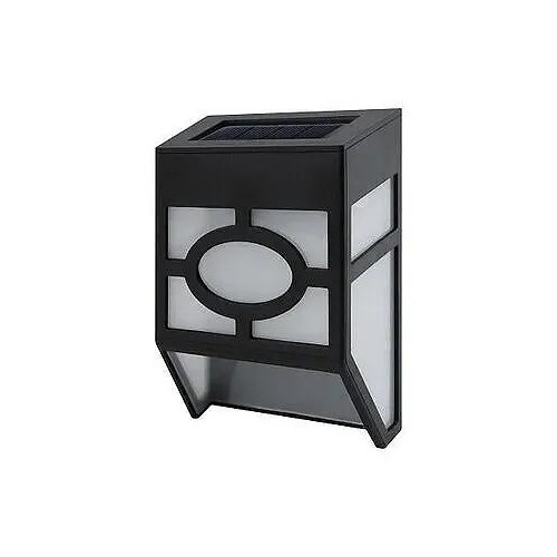 Aplique LED solar guía crepuscular 1W 2 unidades (fría, cálida) - 2 Aplique LED solar guía crepuscular 1W 2 unidades (fría, cálida) - 2