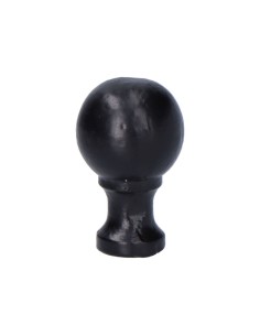 Pomo Acero 18 mm Bola Negro EDM