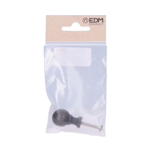 Pomo Acero 18 mm Níquel Mate Bola EDM