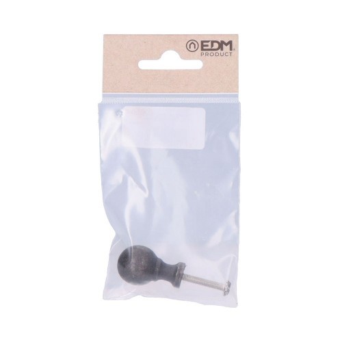 Pomo Acero 18 mm Níquel Mate Bola EDM