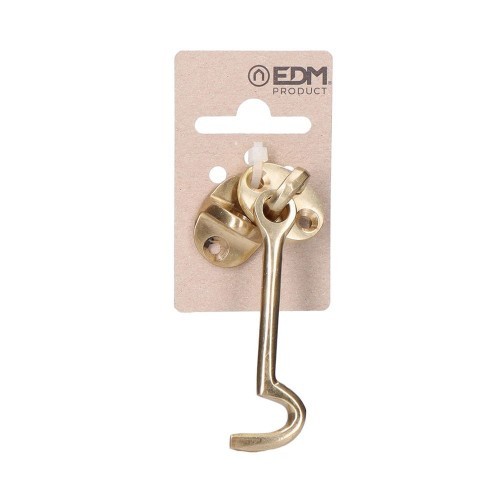 Aldabilla Latón Pulido 75 mm Tipo Barco Dorado EDM