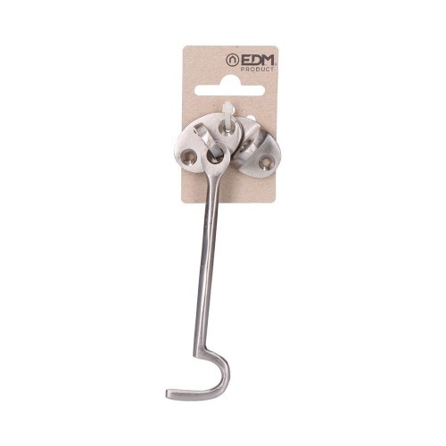 Aldabilla Latón Níquel 125 mm Plata Mate Tipo Barco EDM Aldabilla Latón Níquel 125 mm Plata Mate Tipo Barco EDM