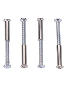 Tornillos Níquel 5.5 cm Niquelado Bolsa 4 Ud EDM