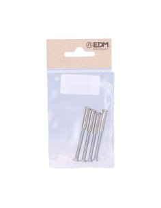 Tornillos Níquel 5.5 cm Niquelado Bolsa 4 Ud EDM 2