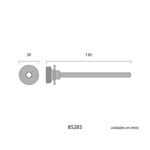 Seguro Persiana Hierro Cromado EDM