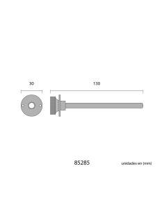 Seguro Persiana Hierro Negro EDM 2