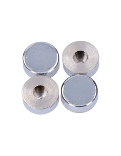 Embellecedor Rosca Latón Níquel Ø 14 mm Pack 4 EDM