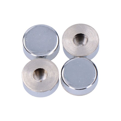 Embellecedor Rosca Latón Níquel Ø 14 mm Pack 4 EDM