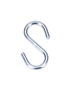 Gancho S Acero 40 mm Zincado Pack 4 EDM