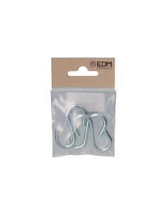 Gancho S Acero 50 mm Zincado Pack 3 EDM 2