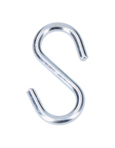 Gancho S Acero 60 mm Zincado Pack 2 EDM