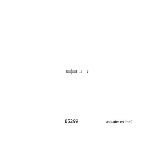 Porta Estante Hierro Num 5 Redondo Latón Pack 16 EDM Porta Estante Hierro Num 5 Redondo Latón Pack 16 EDM