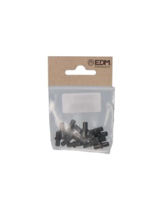 Portaestante Hierro Redondo Num 5 Negro Pack 16 EDM 2