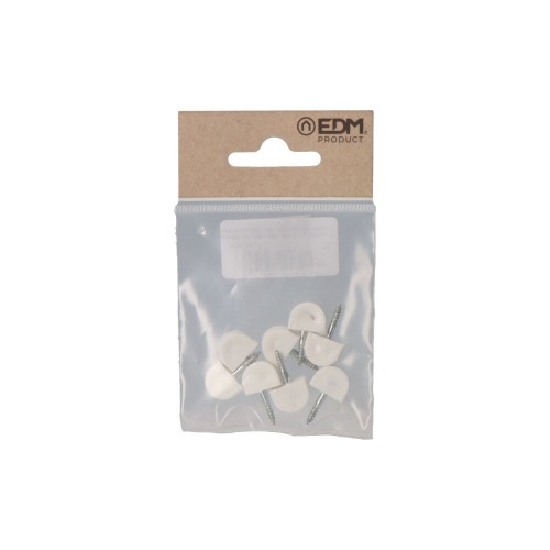 Porta Estante Semiredondo Blanco Pack 8 EDM