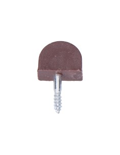 Porta Estante Semiredondo Marrón Pack 8 EDM