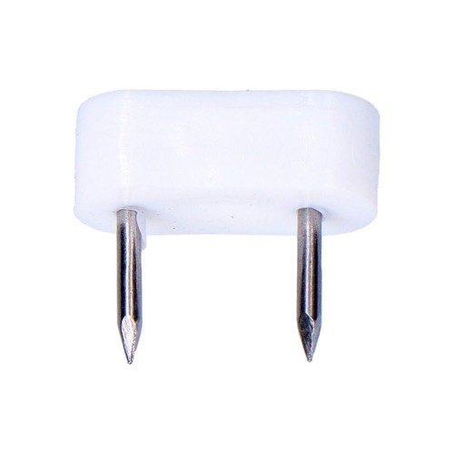 Tope Armario 2 Puntas 7 x 18 mm Blanco Pack 6 EDM
