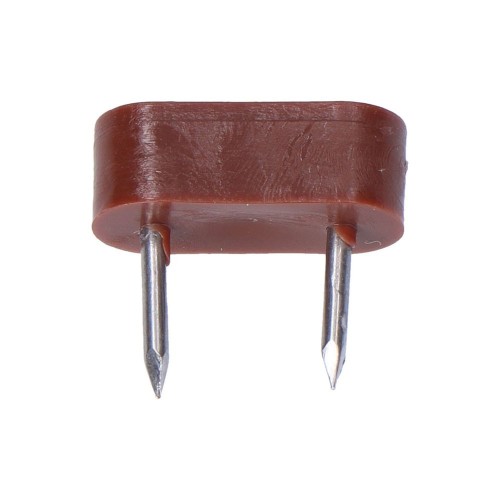 Tope Armario 2 Puntas 7 x 18 mm Marrón Pack 6 EDM